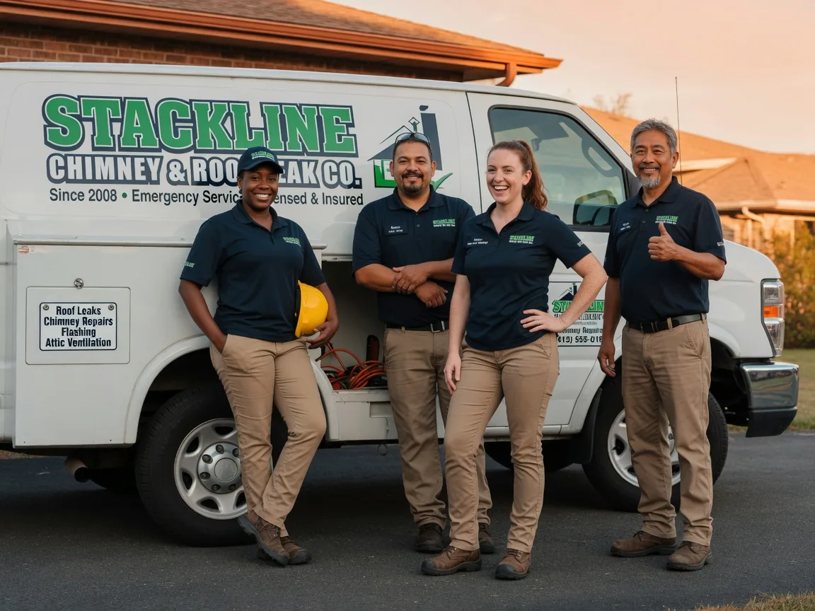 Chimney flashing repair company in Brooksville, MS